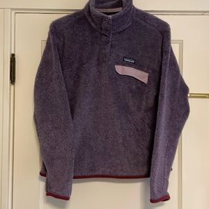 Ladies Purple Patagonia Fleece